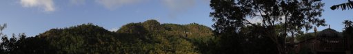 Vue panoramique  sur mer et montagne Grande Anse les Anses d'Arlet 